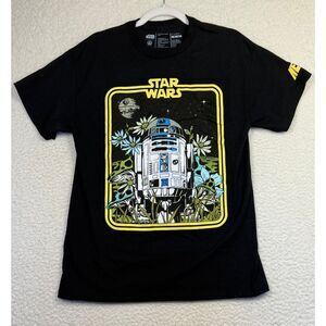 Neff x Star Wars Mens R2-D2 Box‎ Graphic Black Shirt Size Medium